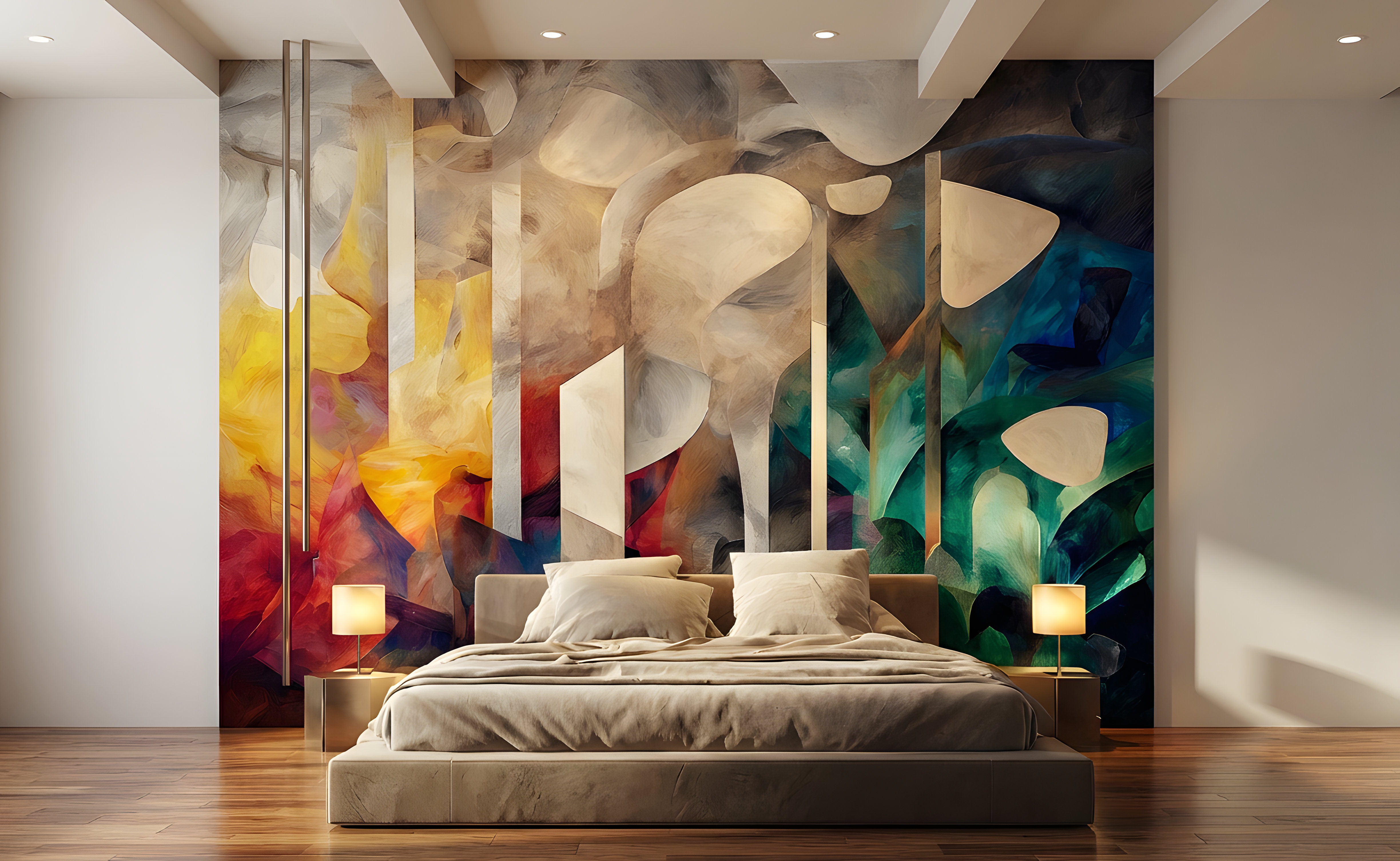 Concept study for architectural mural